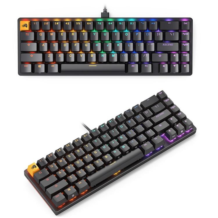 送長版鼠墊 淺規則 Glorious GMMK2 65% 96% 鍵盤 狐狸軸 熱插拔 DIY RGB 二色成形 裸軸-細節圖4