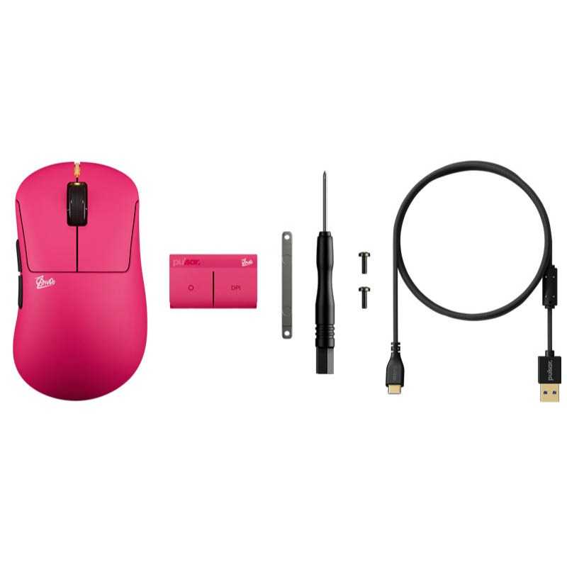 Pulsar ZywOo Gen.2 聯名款無線滑鼠 粉紅色(Size1/Size2)-細節圖3