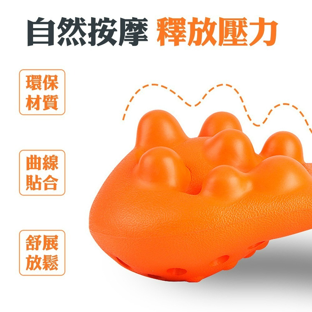 【QIDINA】全身穴位深度指壓舒展按摩器-腰墊B / 健身器材 拉筋 腰枕 靠枕 瑜珈墊   腰墊 靠腰枕 護腰枕-細節圖4