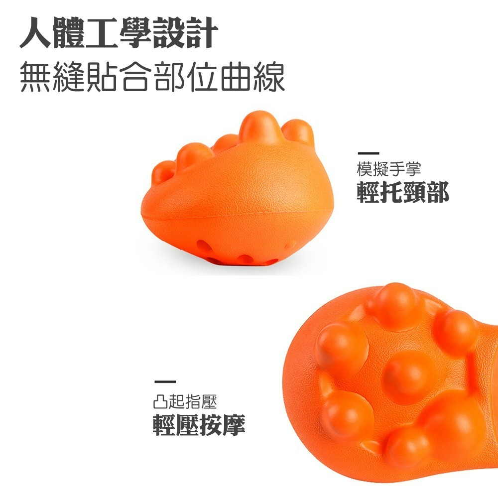 【QIDINA】全身穴位深度指壓舒展按摩器-腰墊B / 健身器材 拉筋 腰枕 靠枕 瑜珈墊   腰墊 靠腰枕 護腰枕-細節圖7