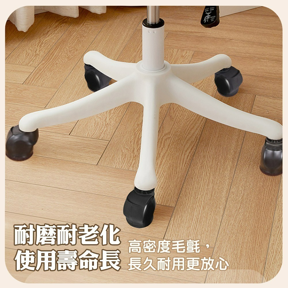 【QIDINA】加厚防刮防滑辦公椅滑輪固定套椅腳套 / 椅子腳套 辦公椅 椅子 冰箱 嬰兒床 置物架 輪子套 輪子固定-細節圖5
