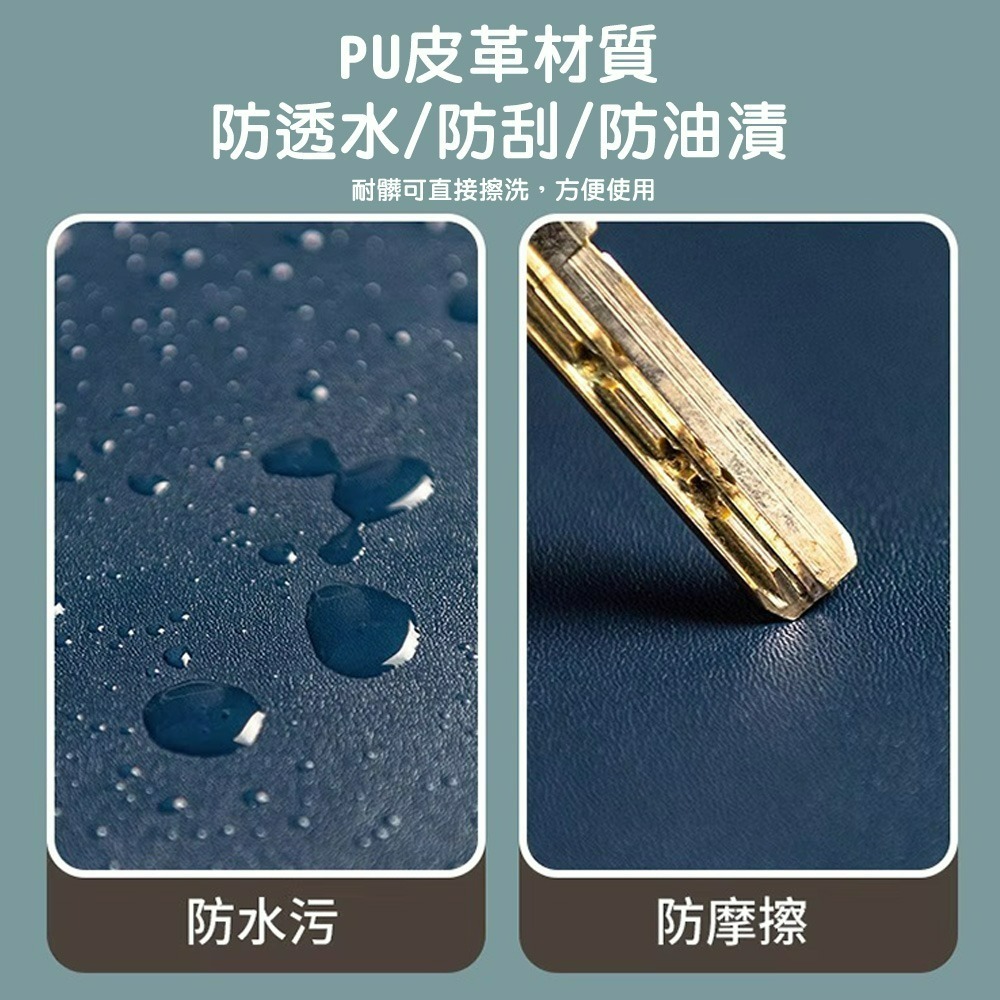 【QIDINA】專業質感雙面皮革超大滑鼠墊餐墊-A / 隔熱桌墊 皮革桌墊 大滑鼠墊 滑鼠墊 墊 滑鼠 辦公電腦-細節圖3