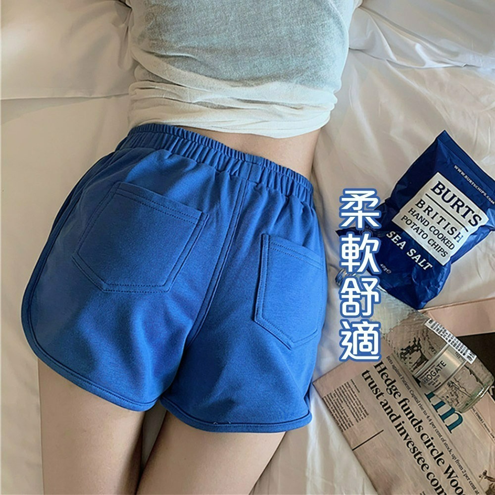 【QIDINA】時尚休閒彈力居家外出棉質短褲-Q / 五分褲 涼感褲 睡褲 休閒褲 休閒短褲 棉褲 運動短褲-細節圖4