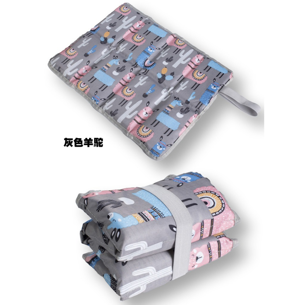 【QIDINA】隨身摺疊野餐露營隔髒坐墊-B / 野餐墊 露營椅 外出 戶外 登山 野餐 防潮墊 戶外坐墊 海灘墊-細節圖7