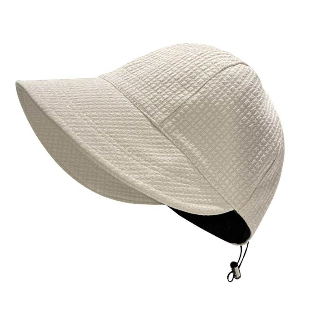 【QIDINA】日系百搭遮陽大帽簷鴨舌華夫格鴨舌帽-I / 抗UV 高爾夫帽 運動帽 健身帽 防曬帽 棒球帽 跑步帽-細節圖10