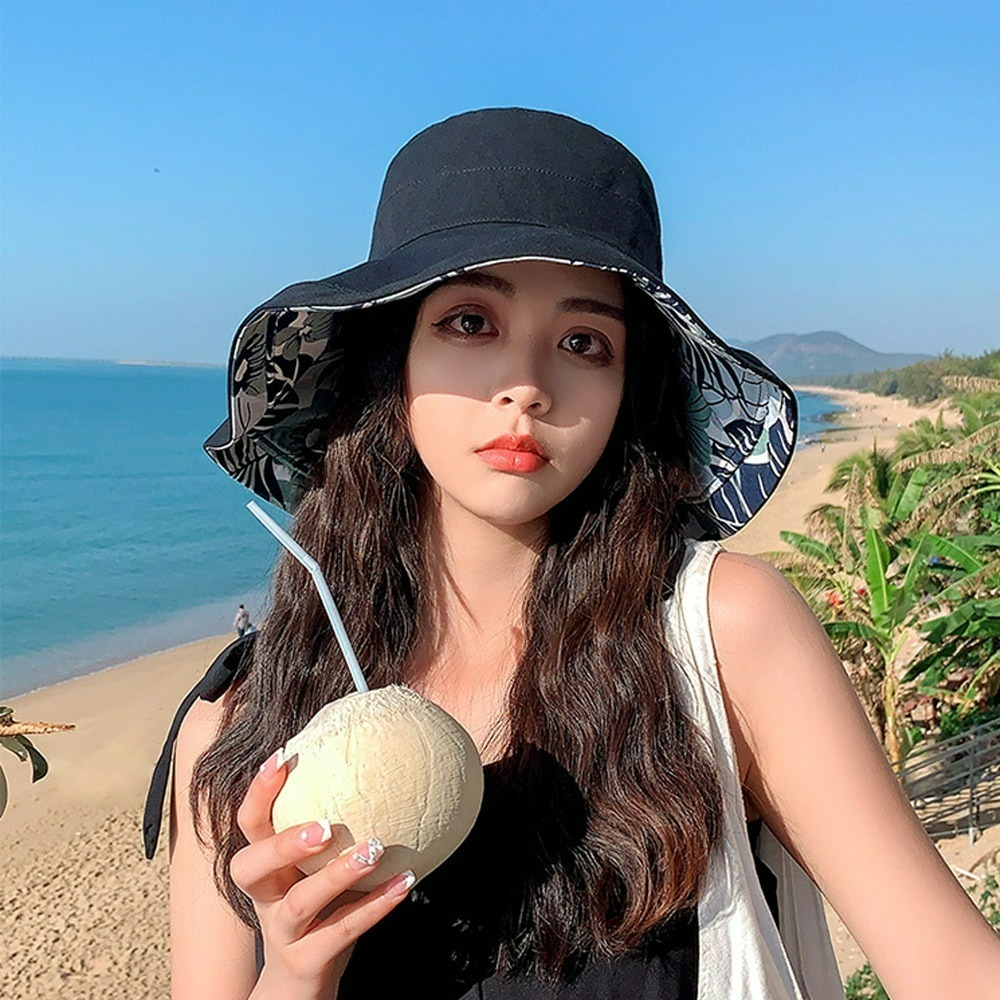 【QIDINA】時尚百搭雙面大帽簷漁夫帽-1HL / 遮陽帽 防曬帽 漁夫帽 帽子女 鴨舌漁夫帽 大帽簷 小臉帽-細節圖6