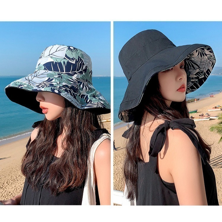 【QIDINA】時尚百搭雙面大帽簷漁夫帽-1HL / 遮陽帽 防曬帽 漁夫帽 帽子女 鴨舌漁夫帽 大帽簷 小臉帽-細節圖8