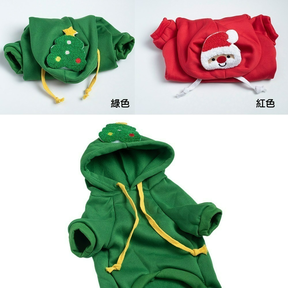 【QIDINA】聖誕寵物保暖帽T E款 / 寵物衣服 狗狗衣服 貓咪衣服 聖誕 寵物外出 寵物衣 中型犬衣服 小狗衣服-細節圖6