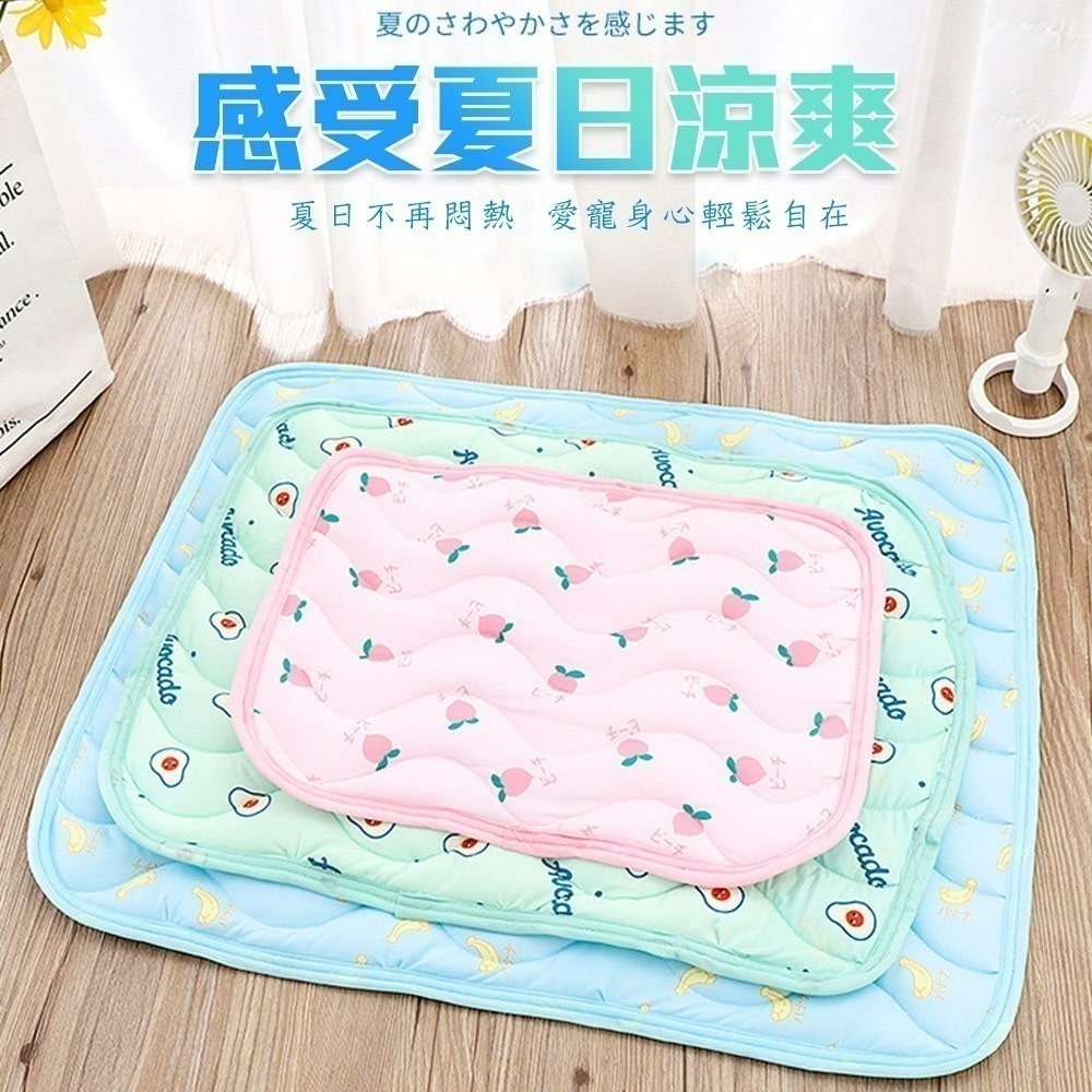 【限時購】【QIDINA】涼感降溫親膚軟綿綿寵物墊-C / 貓窩 狗窩 寵物涼墊 寵物地墊 寵物涼感墊-細節圖3