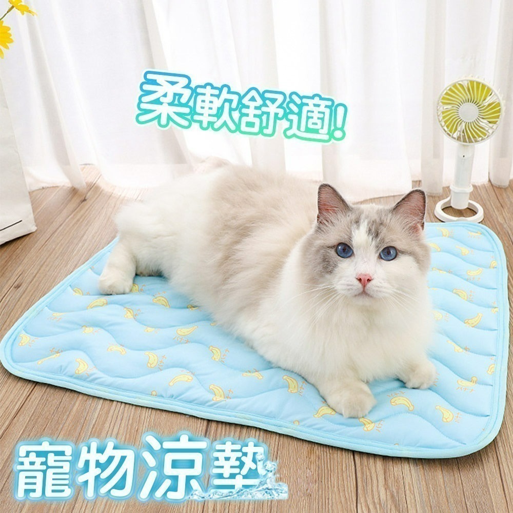 【限時購】【QIDINA】涼感降溫親膚軟綿綿寵物墊-C / 貓窩 狗窩 寵物涼墊 寵物地墊 寵物涼感墊-細節圖4