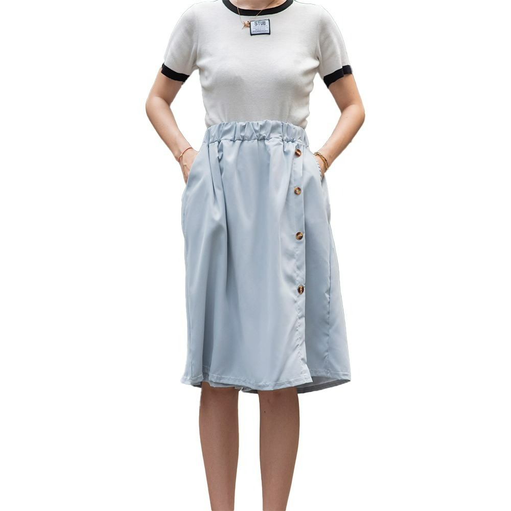 【QIDINA】韓版熱銷輕薄舒適闊腿褲裙-D / 闊腿褲 休閒褲 長褲女 七分褲 裙子 休閒褲 瑜珈-規格圖6