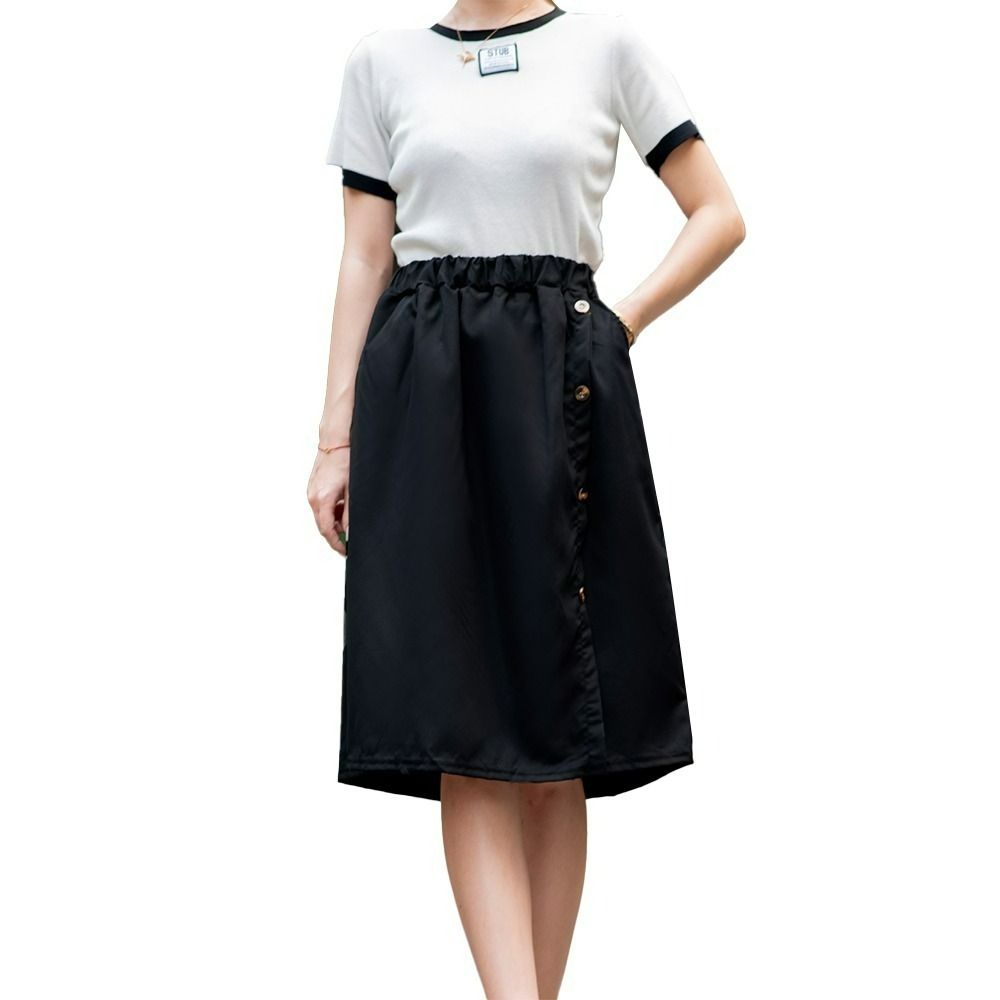 【QIDINA】韓版熱銷輕薄舒適闊腿褲裙-D / 闊腿褲 休閒褲 長褲女 七分褲 裙子 休閒褲 瑜珈-規格圖6