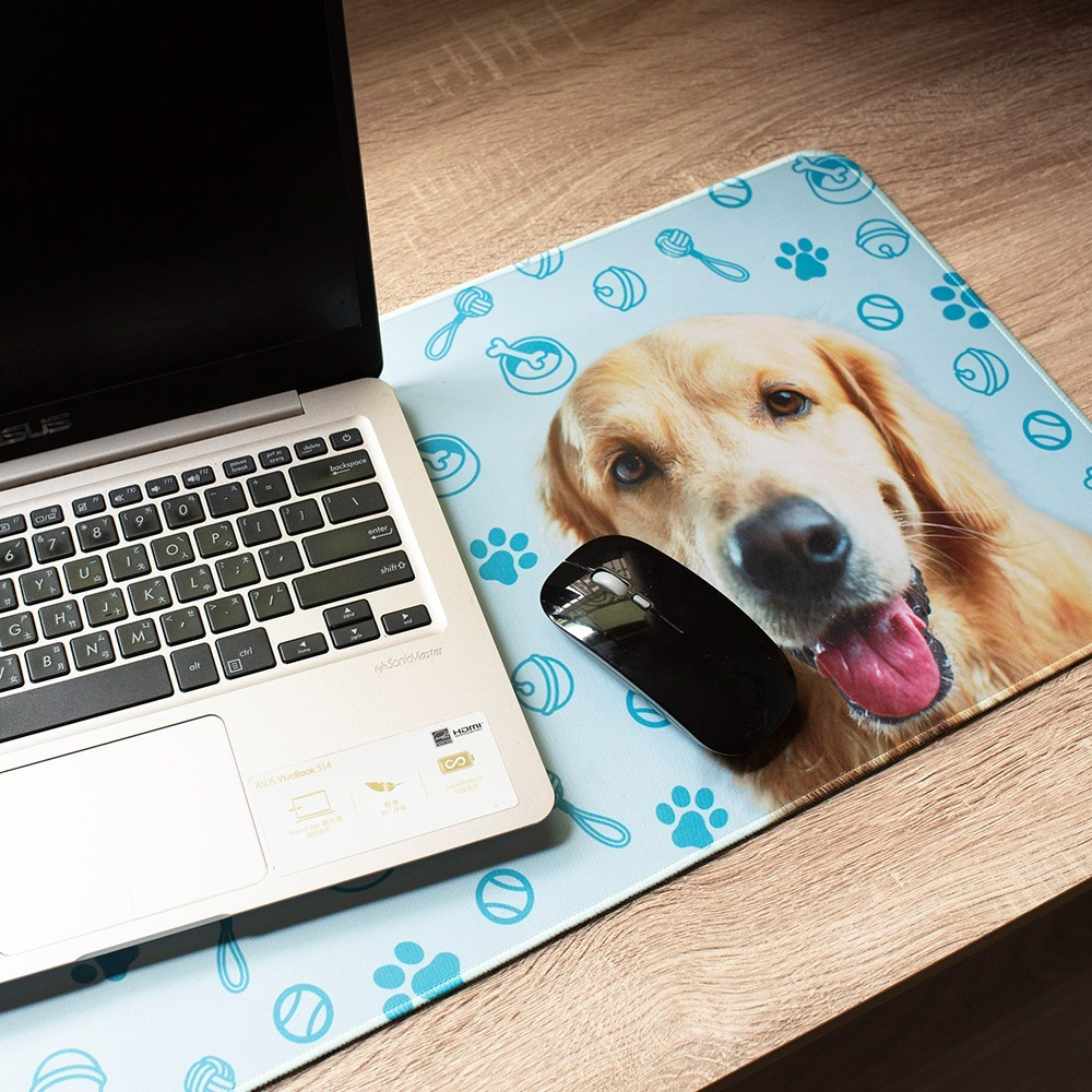 【QIDINA】高質感台灣設計療癒超大萌寵滑鼠桌墊 / 餐墊 隔熱桌墊 大滑鼠墊 滑鼠墊 墊 滑鼠 辦公-細節圖2