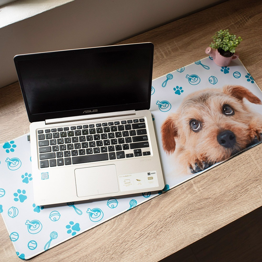【QIDINA】高質感台灣設計療癒超大萌寵滑鼠桌墊 / 餐墊 隔熱桌墊 大滑鼠墊 滑鼠墊 墊 滑鼠 辦公-細節圖4
