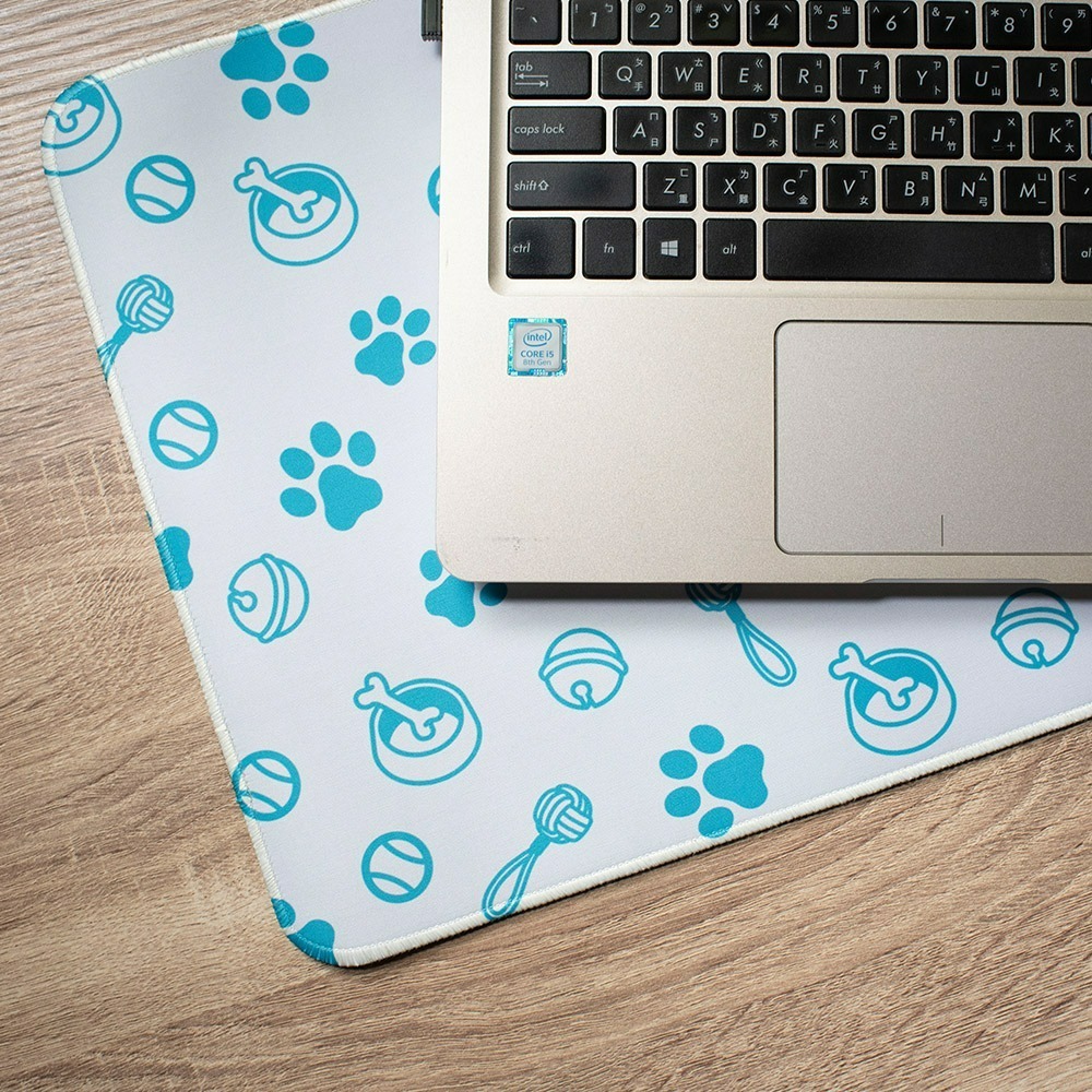 【QIDINA】高質感台灣設計療癒超大萌寵滑鼠桌墊 / 餐墊 隔熱桌墊 大滑鼠墊 滑鼠墊 墊 滑鼠 辦公-細節圖5