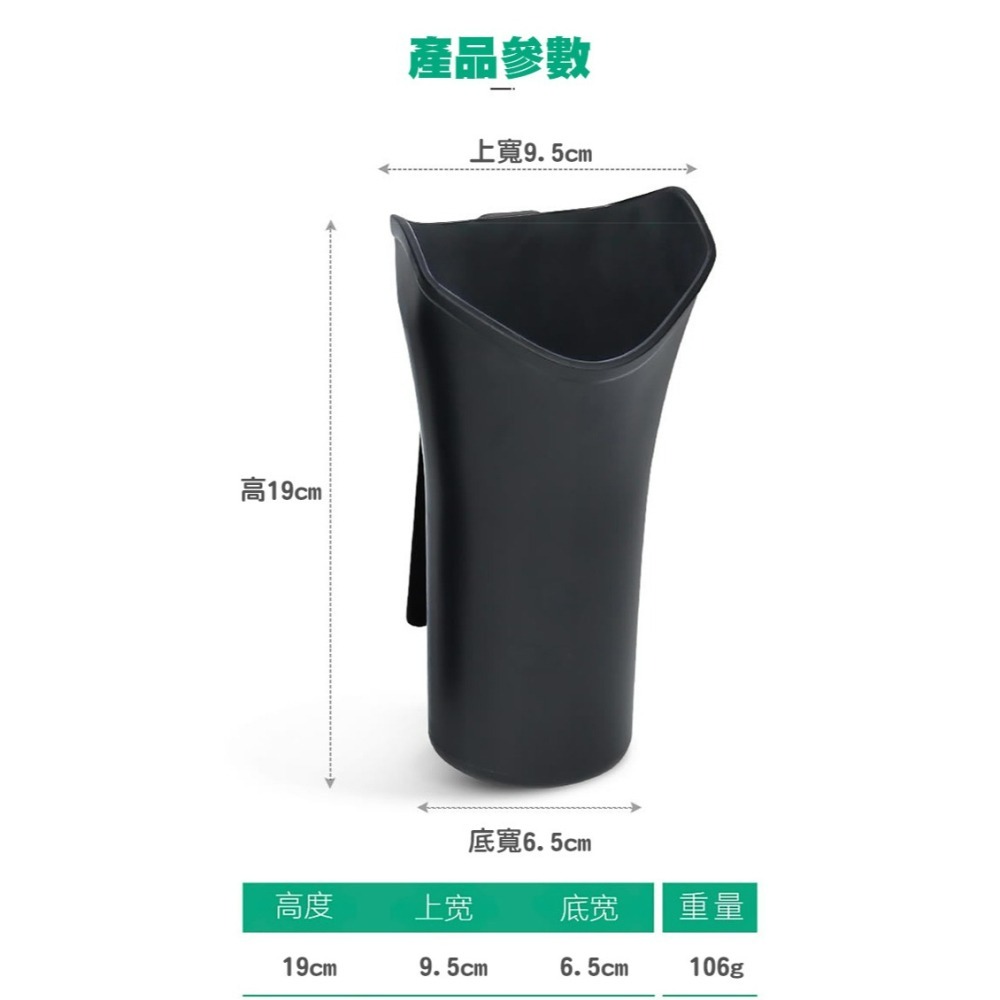 【QIDINA】多功能車內放傘置物桶 / 傘桶 雨傘架 雨傘收納 車內收納 車用垃圾桶-細節圖3