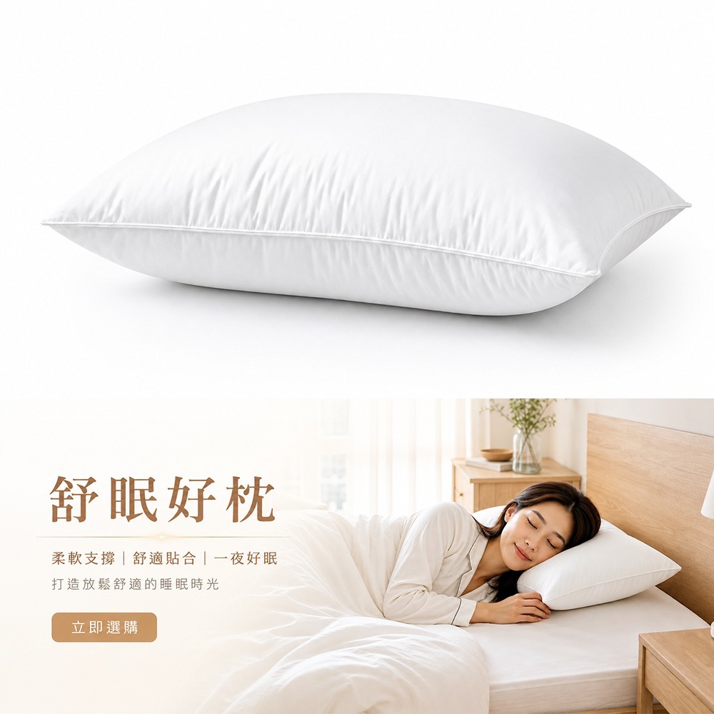 【限時購】【QIDINA】MIT頂級水鳥羽毛枕飯店枕頭 羽毛枕-SUD-細節圖5