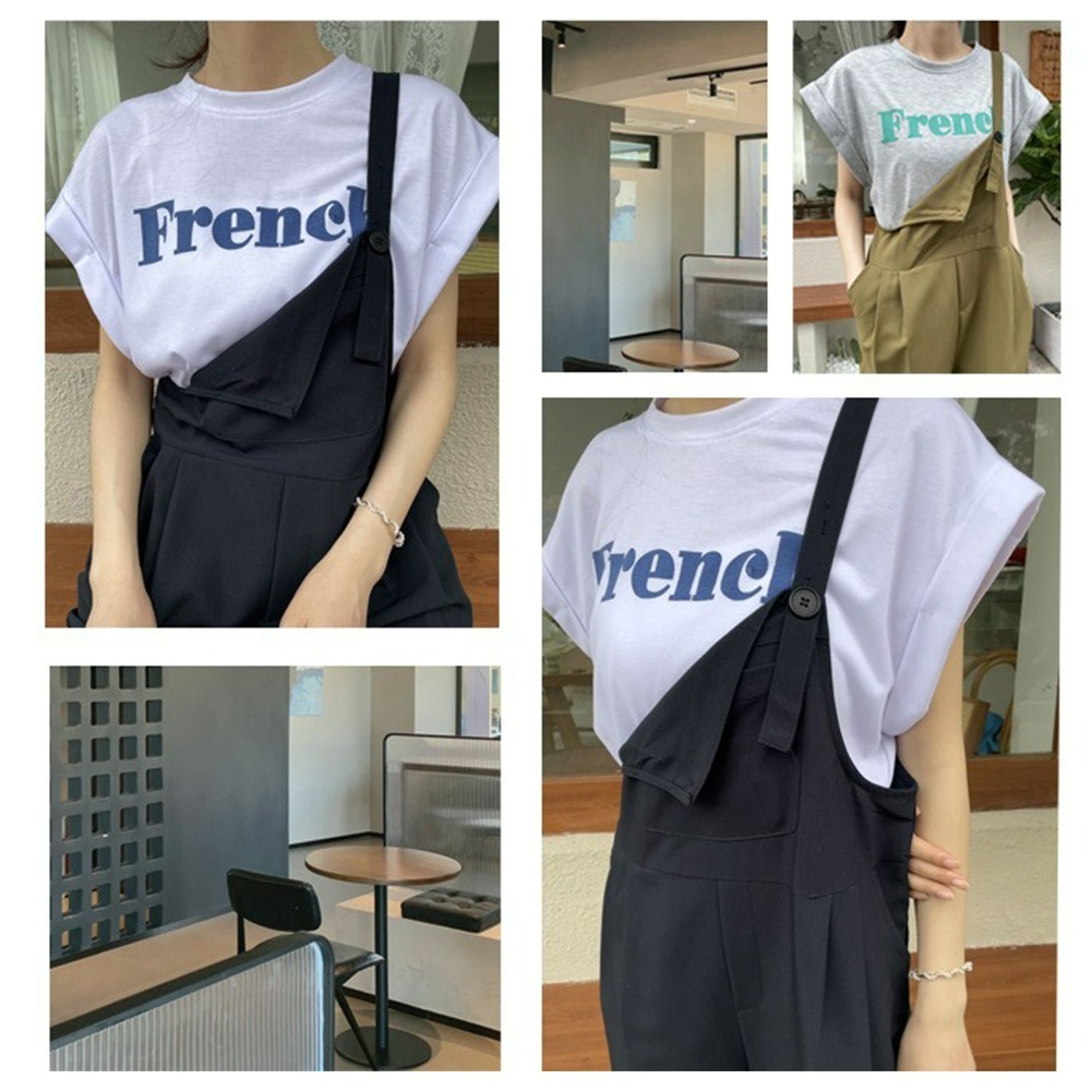 【QIDINA】夏季流行百搭落肩飛袖顯瘦寬版上衣-C / 寬版上衣 百搭 韓版上衣 夏季上衣 吸濕排汗-細節圖5