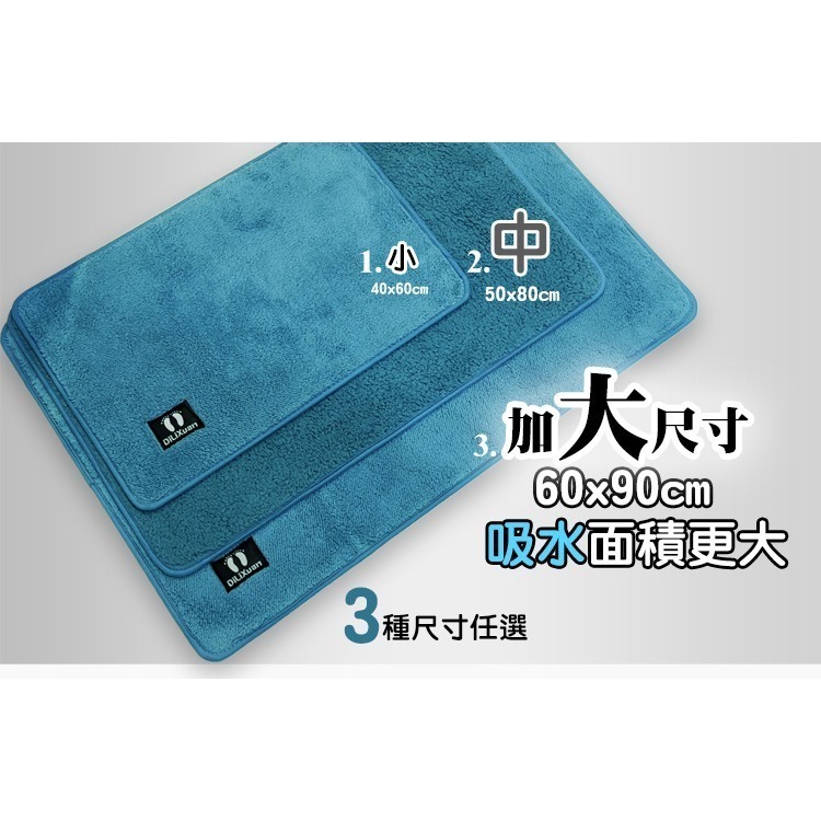 【限時購】【QIDINA】超強吸水玄關浴室耐髒地毯地墊 腳踏墊 大地墊 / 吸水地墊 浴室吸水地墊 止滑墊 防滑地墊-細節圖7