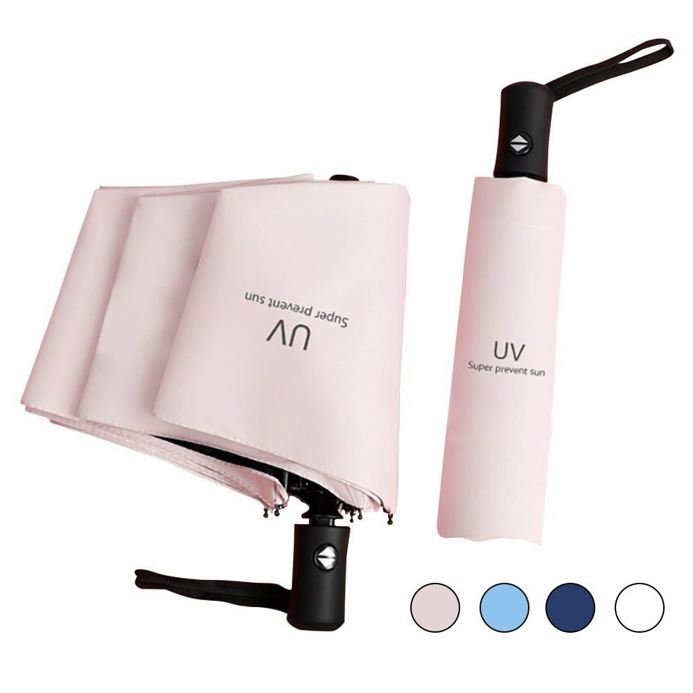 【QIDINA】質感抗UV摺疊自動傘 / 黑膠 防曬 安全 降溫黑膠8骨 雨具 雨傘 陽傘 遮陽傘 伸縮傘 摺疊傘-細節圖2