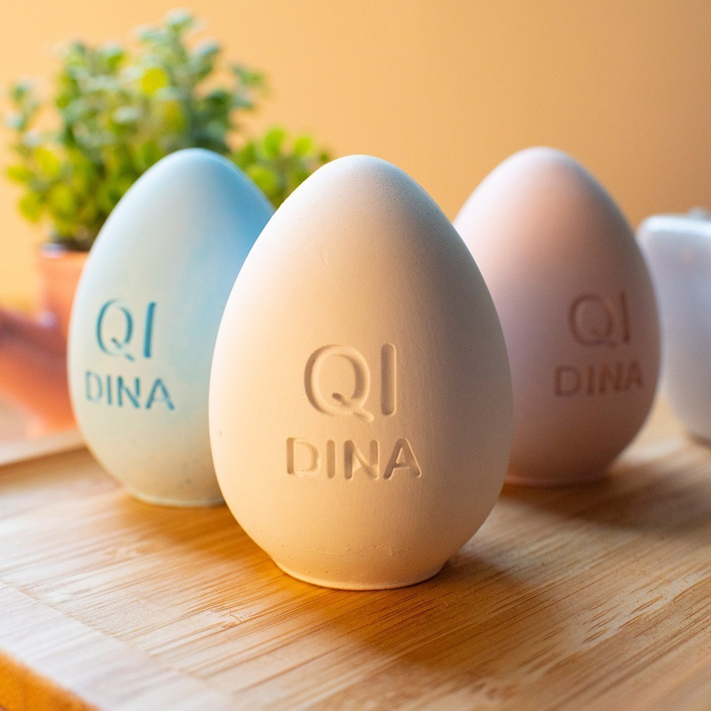 【QIDINA】純手工彩色冰箱除臭珪藻土造型蛋 / 硅藻土 矽藻土 除臭 防潮 除濕 彩蛋 復活節 禮物-細節圖3