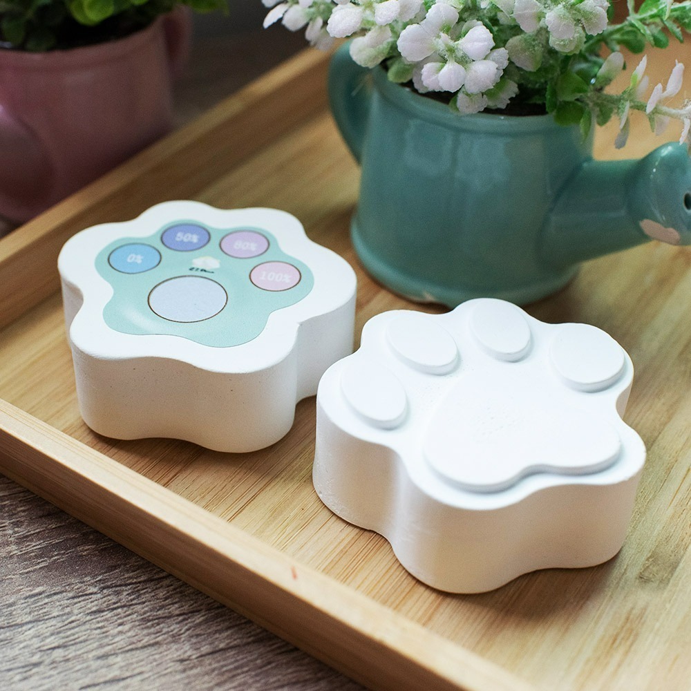 【QIDINA】全新二代看的見濕度的腳掌珪藻土 / 硅藻土 除濕除臭 防霉 不含石綿-細節圖8