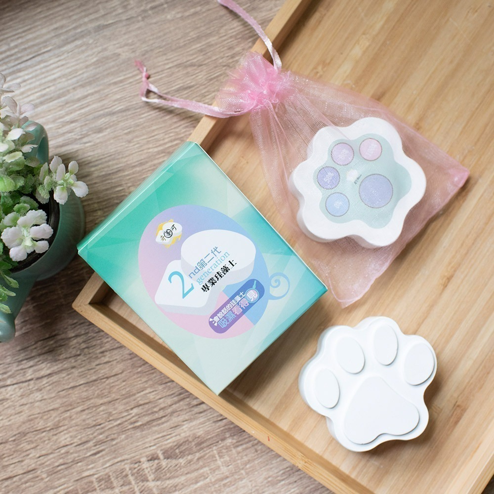 【限時購】【QIDINA】全新二代看的見濕度的腳掌珪藻土 / 硅藻土 除濕除臭 防霉 不含石綿-細節圖10