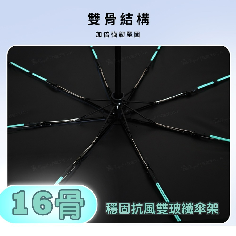 【QIDINA】質感抗風16骨摺疊傘自動傘-B TDN / 雨傘 摺疊傘 折疊傘 折疊雨傘 大雨傘 遮陽傘 防曬傘 雨具-細節圖4