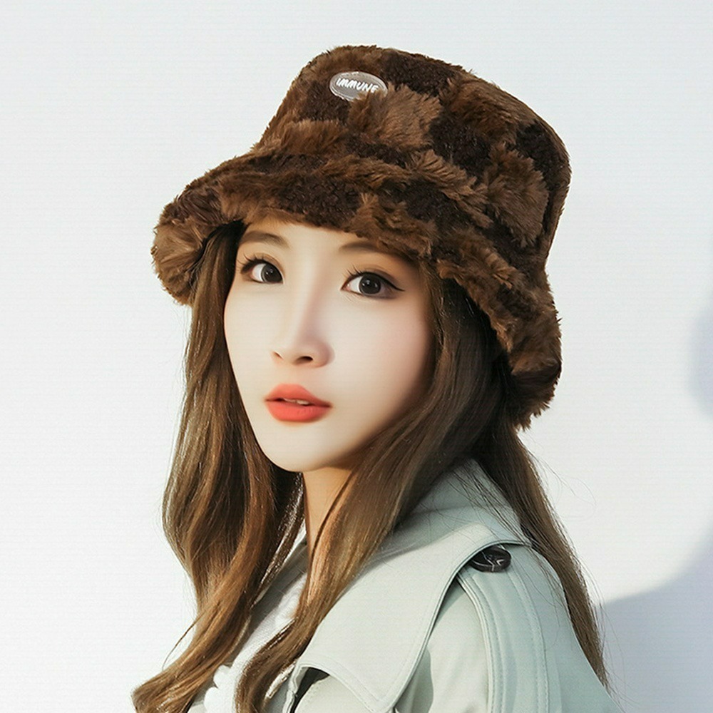 【QIDINA】日系百搭保暖秋冬羊羔絨漁夫帽-T / 帽子 冬天帽子 遮陽帽 防曬帽 鴨舌帽 棒球帽 運動帽 帽子女-規格圖8