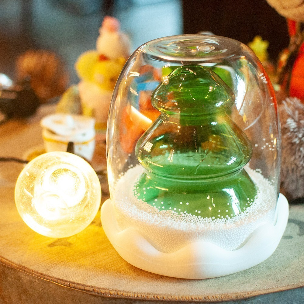 【QIDINA】聖誕雪花紛飛耐熱玻璃杯 / 聖誕禮物 交換禮物 創意禮物 兒童禮物 生日禮物 聖誕節禮物 送禮物-細節圖3