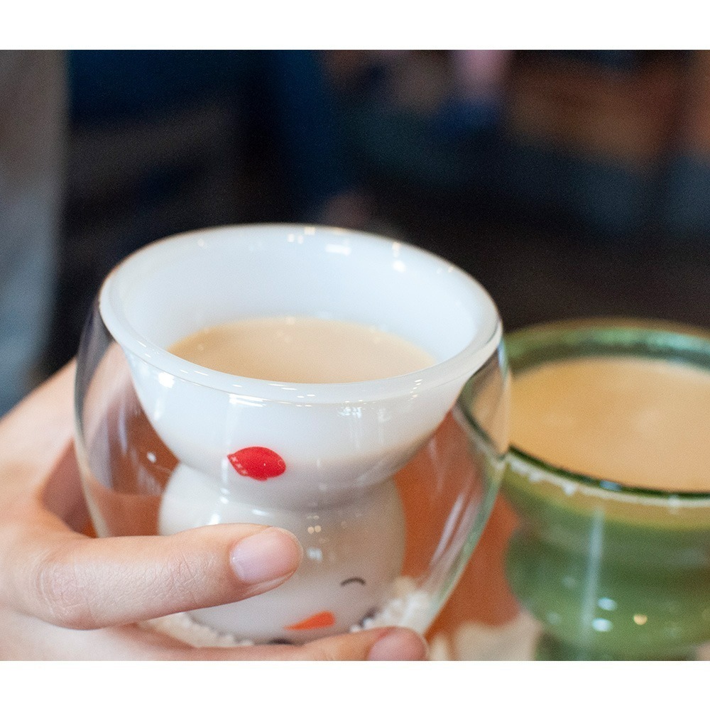 【QIDINA】聖誕雪花紛飛耐熱玻璃杯 / 聖誕禮物 交換禮物 創意禮物 兒童禮物 生日禮物 聖誕節禮物 送禮物-細節圖5