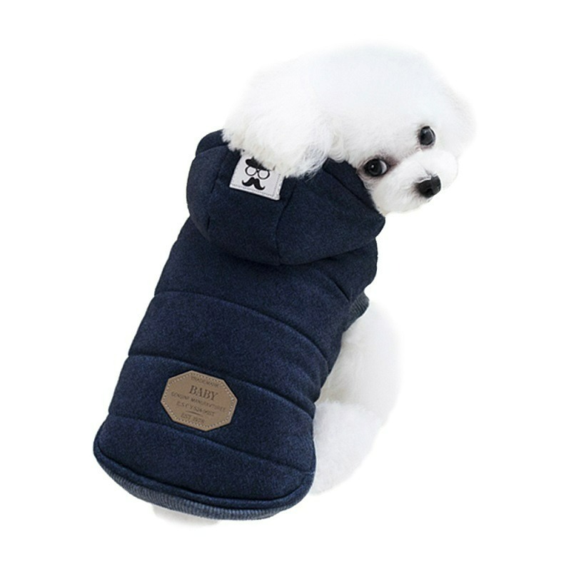 【QIDINA】寵物法蘭羊羔絨連帽鋪棉保暖衣  /  寵物保暖 寵物衣 寵物帥氣 寵物背心 狗衣 狗保暖-規格圖7
