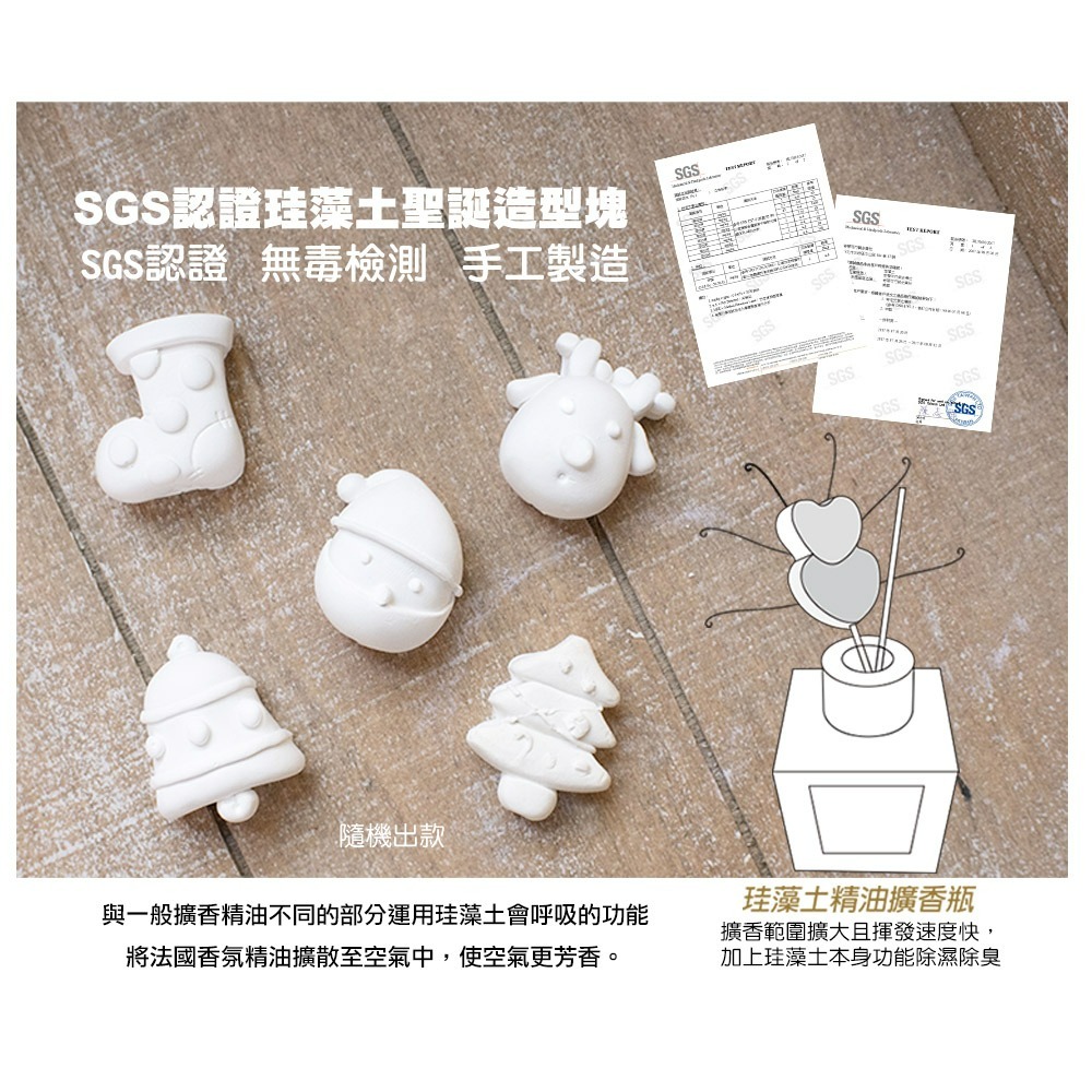 【QIDINA】聖誕限量冬季珪藻土擴香瓶 50ML / 擴香棒 1111 1212-細節圖5