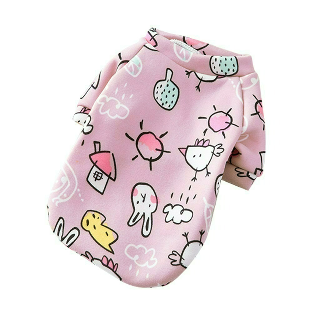 【QIDINA】寵物卡哇依磨毛彈力保暖衣 寵物衣-I款 / 貓衣服 狗狗衣服 貓咪衣服 寵物用品 小狗衣服 小型犬衣服-規格圖7