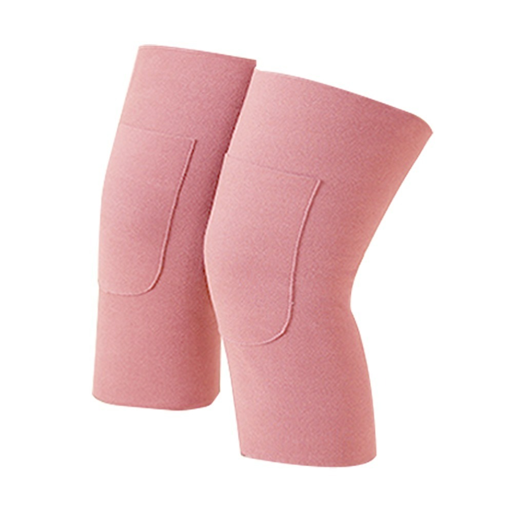 【QIDINA】德絨保暖帶口袋親膚發熱護膝-B 贈暖暖包 / 護膝套 保暖 褲襪 襪子 襪套 褲子 長褲-規格圖6