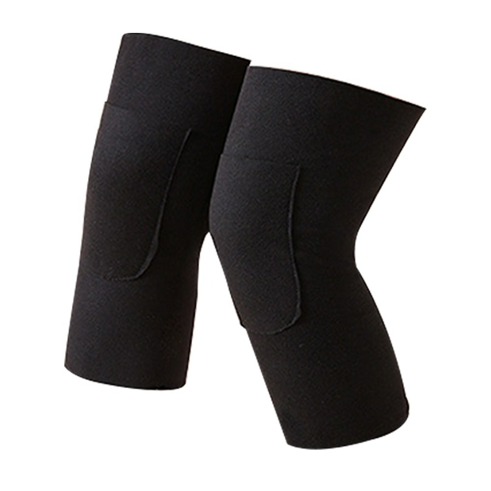 【QIDINA】德絨保暖帶口袋親膚發熱護膝-B 贈暖暖包 / 護膝套 保暖 褲襪 襪子 襪套 褲子 長褲-規格圖6