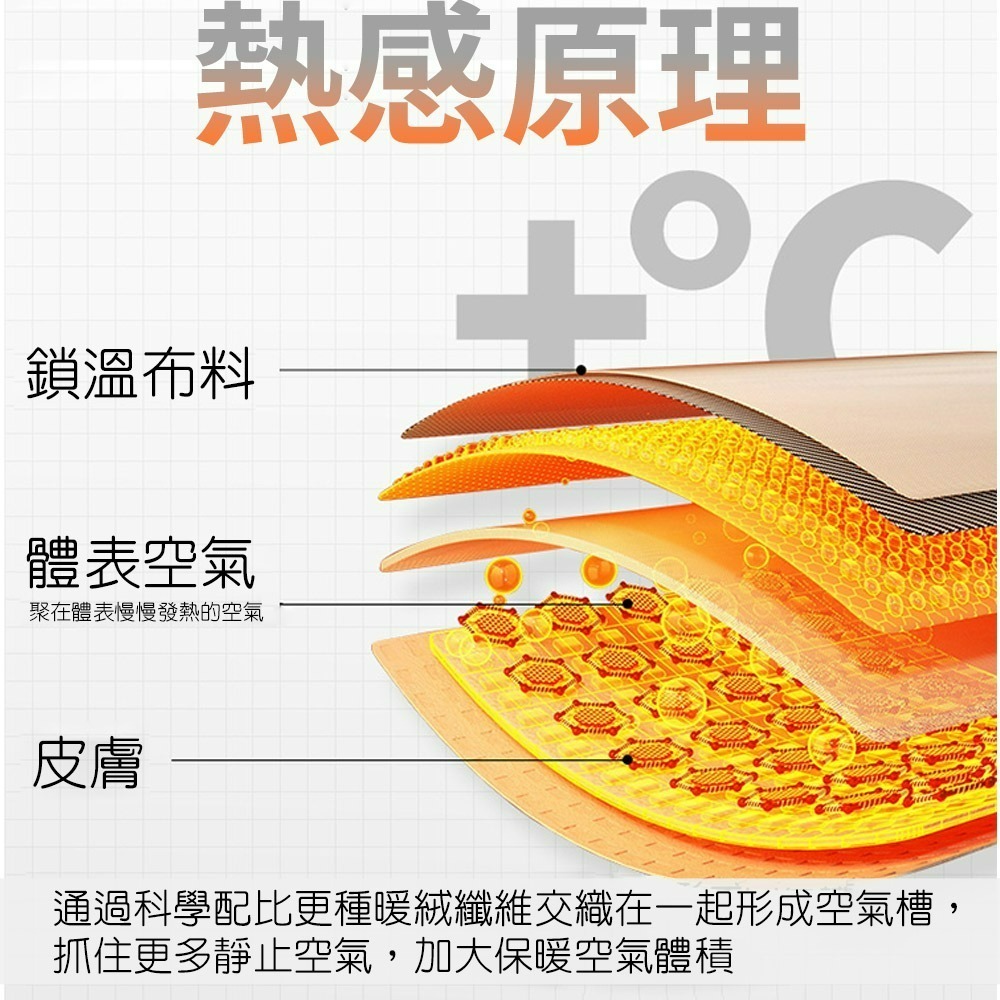 【QIDINA】刷毛蓄熱男女款保暖發熱衣-D / 保暖衣 內搭 長袖上衣 長袖睡衣 男長袖 男生長袖 女上衣 冬天衣服-細節圖5
