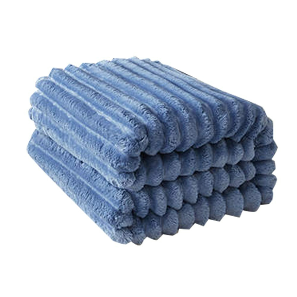 【QIDINA】仿兔毛軟綿綿雲朵絨保暖被毯 棉被-A / 冬天棉被 冬被 厚棉被 被子 蓋毯 簡約懶人毯 披肩 毯子-規格圖7