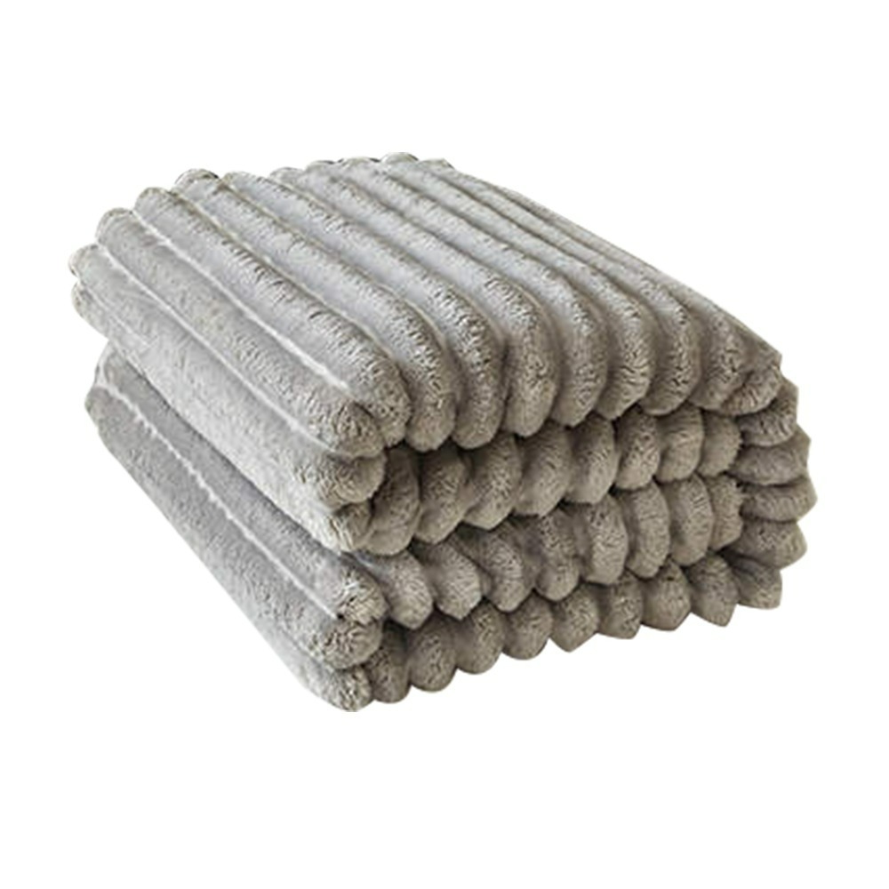 【QIDINA】仿兔毛軟綿綿雲朵絨保暖被毯 棉被-A / 冬天棉被 冬被 厚棉被 被子 蓋毯 簡約懶人毯 披肩 毯子-規格圖7