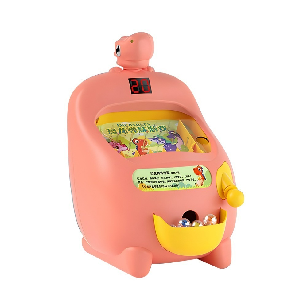 【QIDINA】超好玩兒童電子恐龍彈珠台附彈珠 玩具-E / 遊戲機 兒童玩具 送禮 生日禮物 禮盒 兒童節 夜市彈珠台-規格圖9