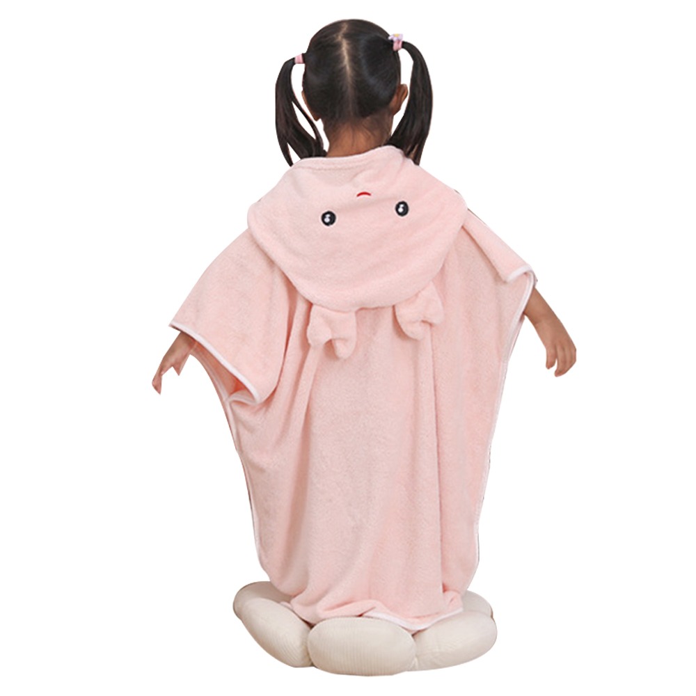 【QIDINA】超吸水粉嫩親子珊瑚絨浴衣浴巾-G / 吸水浴巾 浴巾加大 擦臉巾 吸水毛巾 擦手巾 兒童浴袍 旅行浴巾-規格圖7