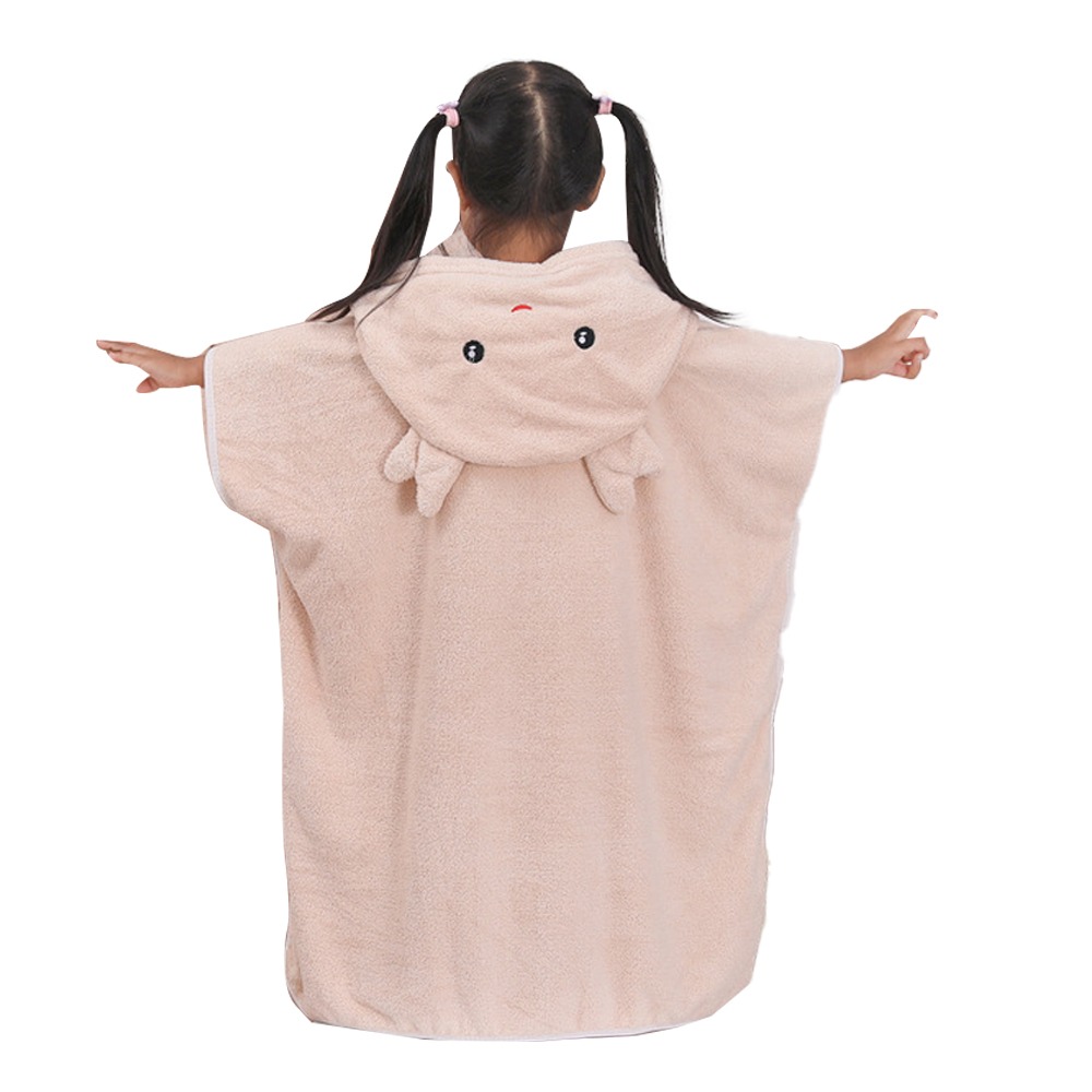 【QIDINA】超吸水粉嫩親子珊瑚絨浴衣浴巾-G / 吸水浴巾 浴巾加大 擦臉巾 吸水毛巾 擦手巾 兒童浴袍 旅行浴巾-規格圖7