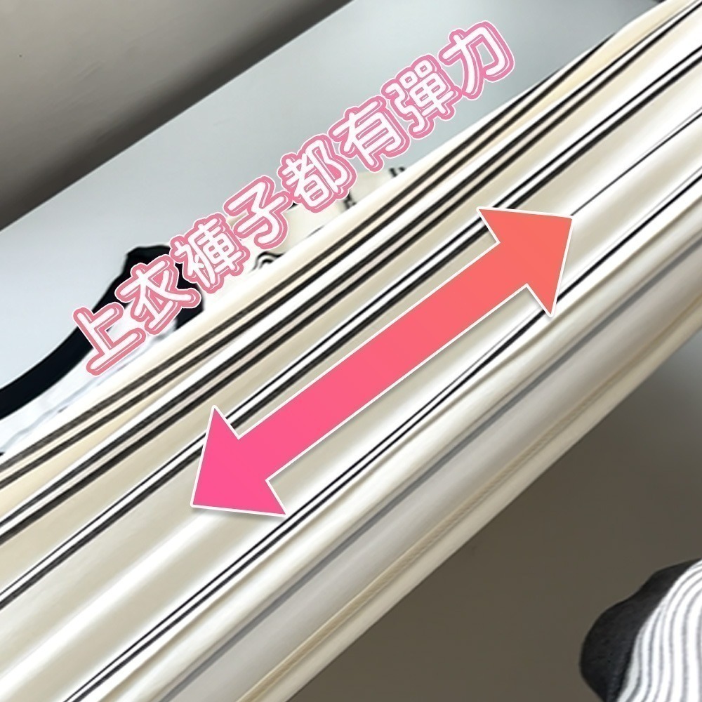 【QIDINA】超好穿大彈力附胸墊外出居家短袖短褲/休閒套裝-E / 居家服 運動套裝 涼感 胸墊睡衣 運動衣 睡衣套裝-細節圖5