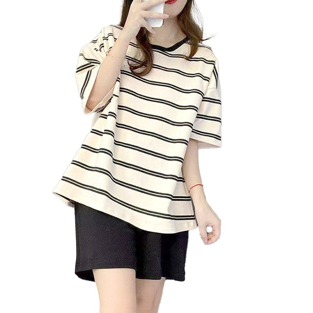 【QIDINA】超好穿大彈力附胸墊外出居家短袖短褲/休閒套裝-E / 居家服 運動套裝 涼感 胸墊睡衣 運動衣 睡衣套裝-規格圖10