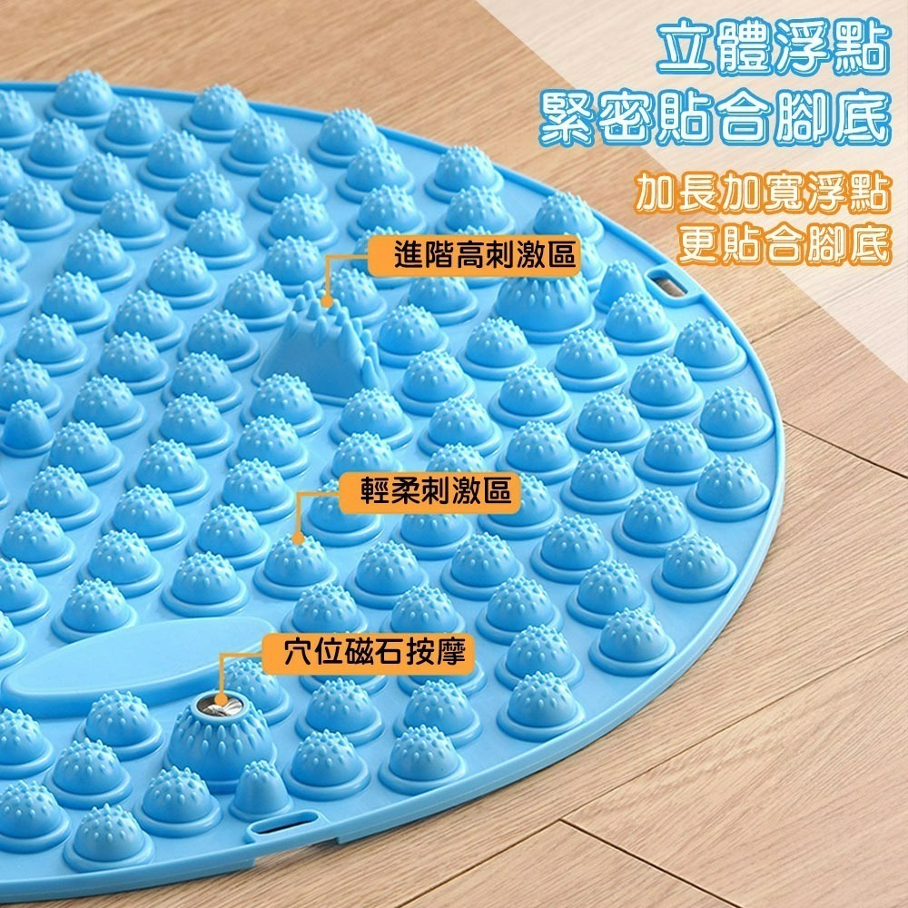 【QIDINA】磁石超慢跑腳底按摩指壓板-A / 腳底按摩 超慢跑墊 超慢跑地墊 按摩器 按摩墊 慢跑墊-細節圖3