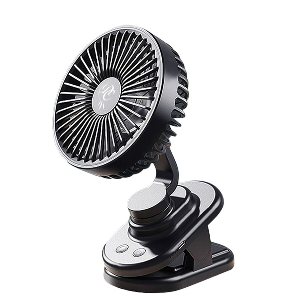 【QIDINA】低噪自動擺頭多檔調節充電夾扇小風扇-A / 電扇 隨身風扇 車用風扇 推車風扇 電風扇 露營風扇-規格圖11