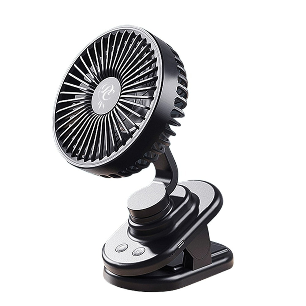 【QIDINA】低噪自動擺頭多檔調節充電夾扇小風扇-A / 電扇 隨身風扇 車用風扇 推車風扇 電風扇 露營風扇-規格圖11