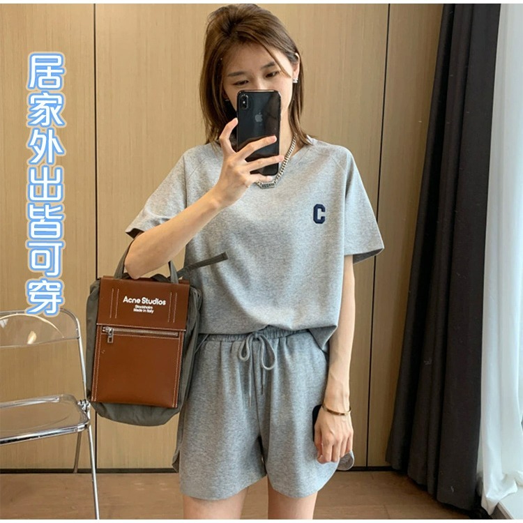 【QIDINA】超舒適彈力口袋外出居家休閒套裝-H / 居家服 運動套裝 涼感 胸墊睡衣 運動衣 睡衣套裝 女生睡衣-細節圖8