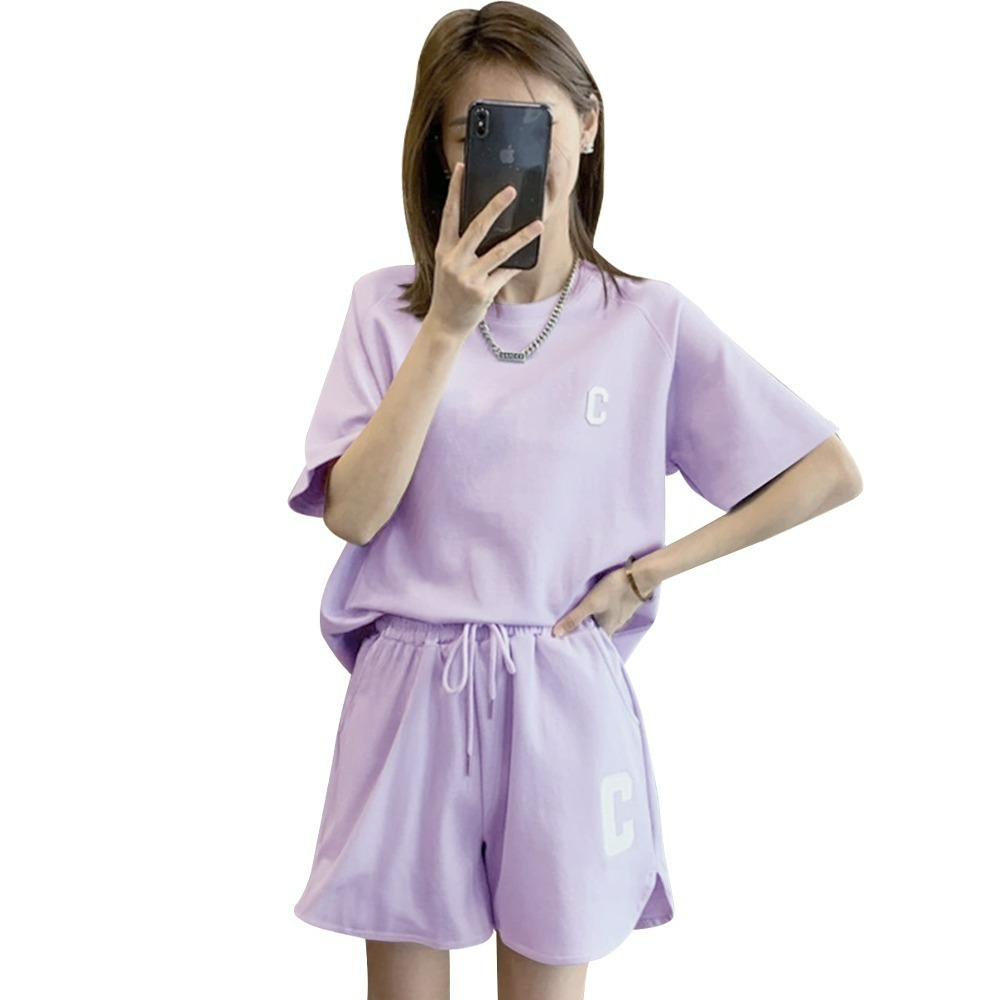 【QIDINA】超舒適彈力口袋外出居家休閒套裝-H / 居家服 運動套裝 涼感 胸墊睡衣 運動衣 睡衣套裝 女生睡衣-規格圖11