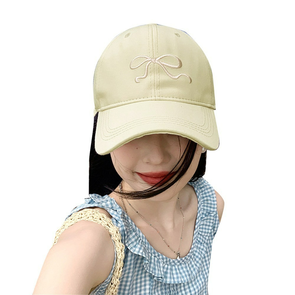 【QIDINA】韓系超百搭蝴蝶結減齡棒球帽-Z / 抗UV 高爾夫帽 運動帽 健身帽 防曬遮陽帽 休閒帽 跑步帽 鴨舌帽-規格圖11